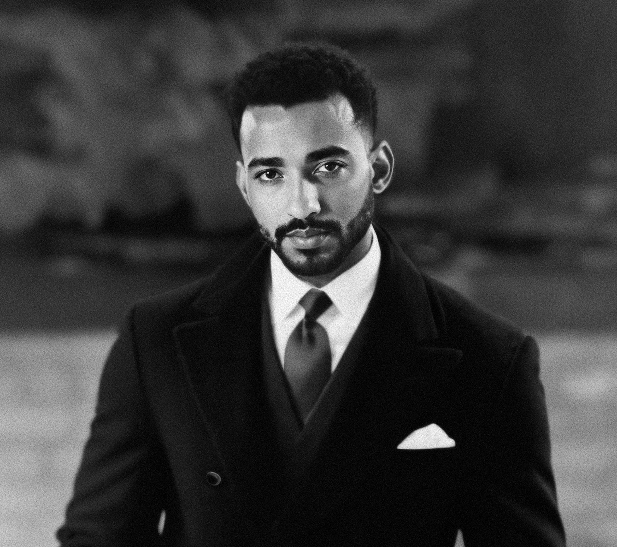 Foto de Anderson Santos, um homem branco de cabelo escuro, sorrindo para a câmera.